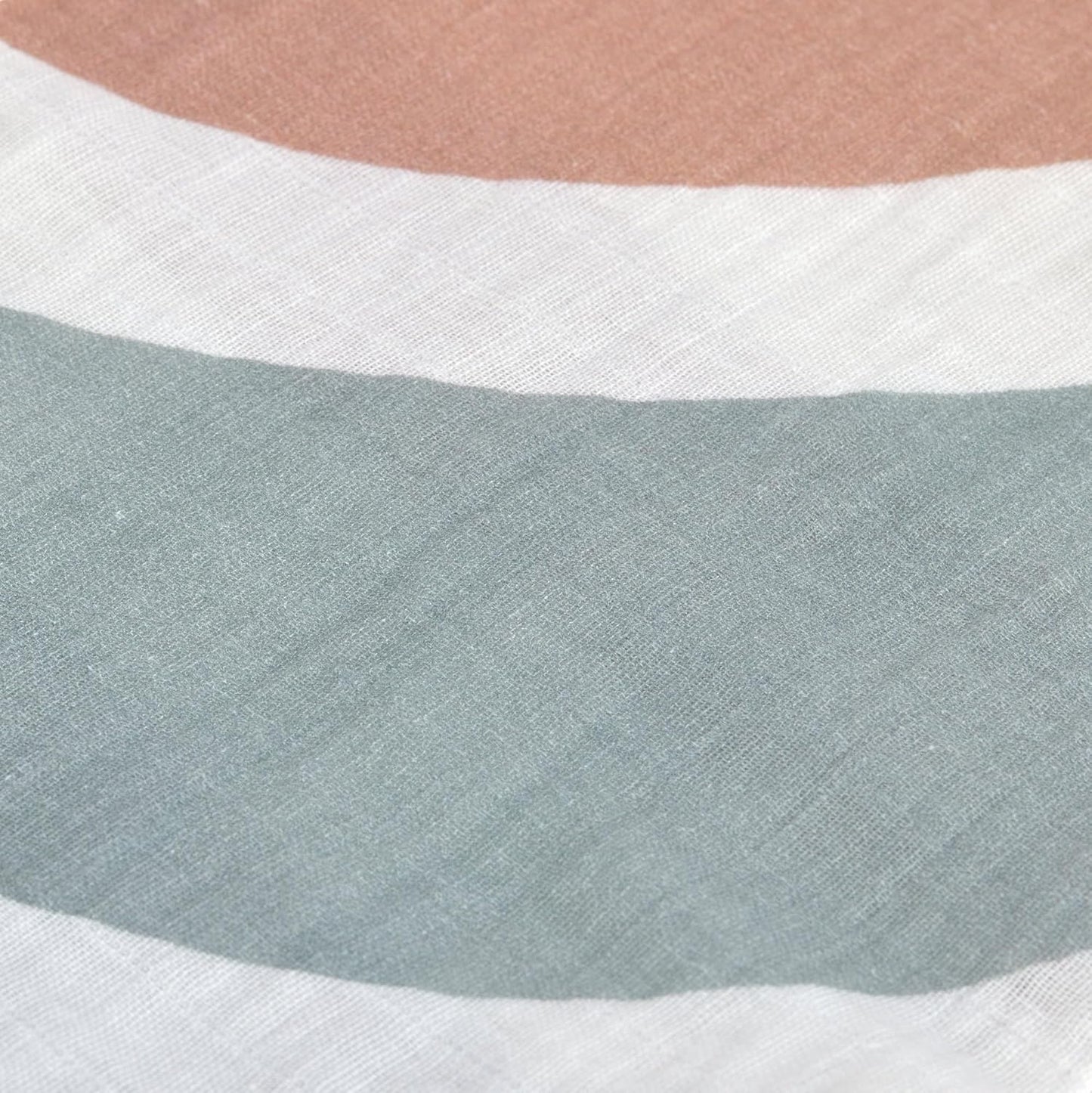 LÄSSIG Baby Puckdecke Spuckdecke Pucktuch Mulltuch 3er Set Baumwolle 85 x 85 cm/Swaddle & Burp Blanket L Rainbow powder blue