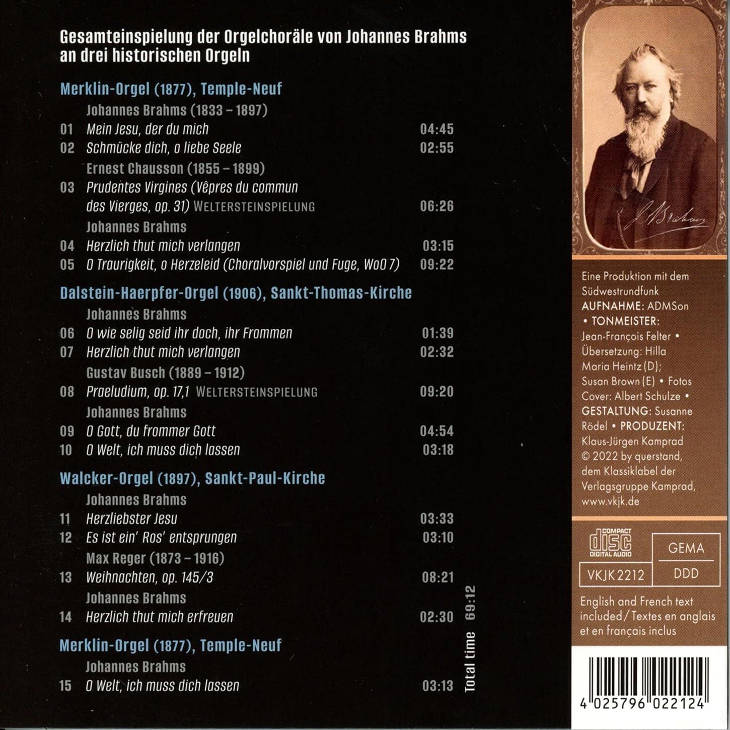 Johannes Brahms in Straßburg