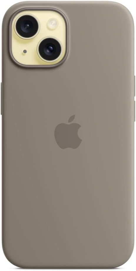 Apple - Back Cover For Mobile Phone - Magsafe Compatibility - Silicone - Clay - For Iphone 15