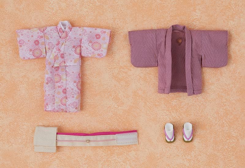 Good Smile Company - Nendoroid Doll Kimono Girl Outfit Set Pink Version