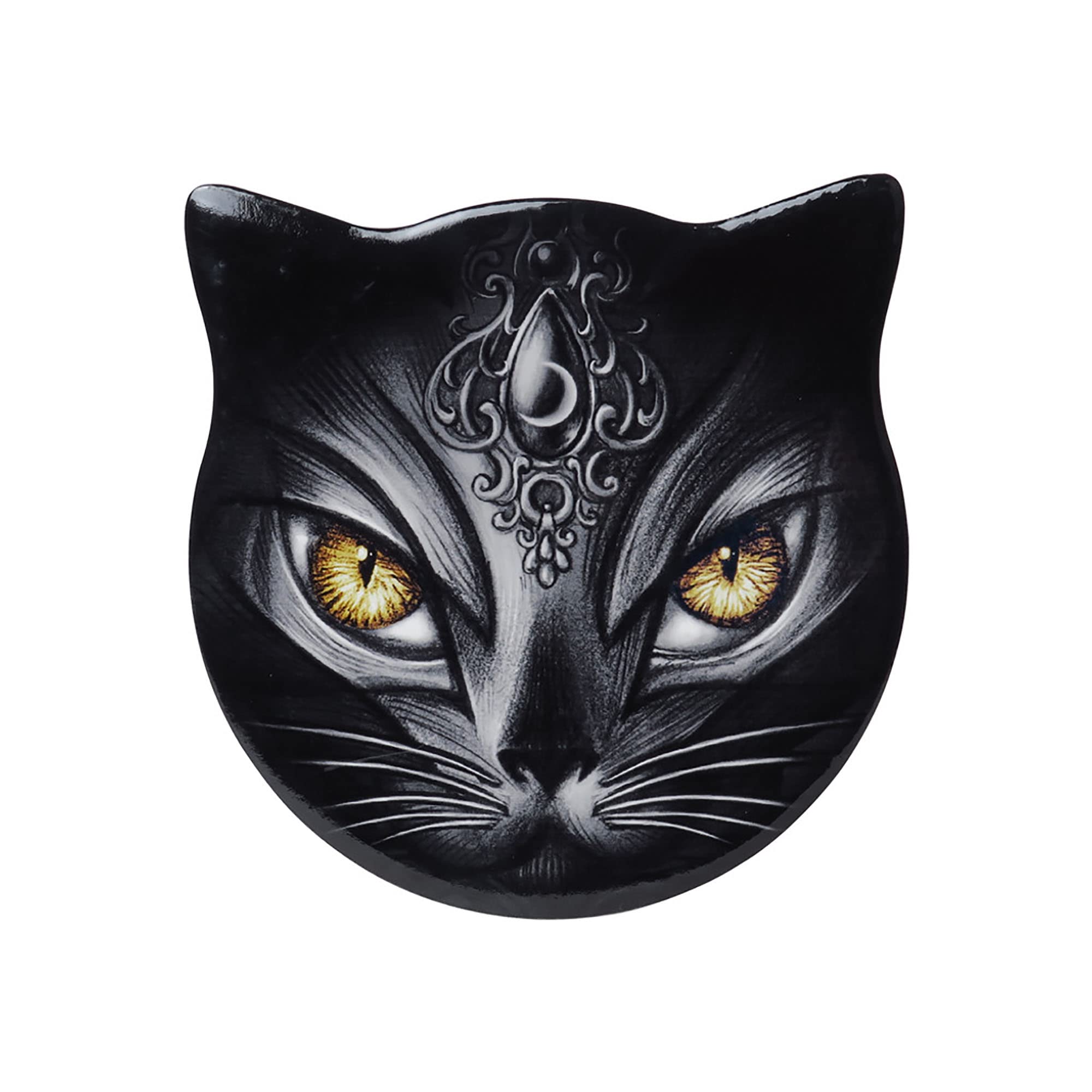 Alchemy Gothic Sacred Cat Ceramic Coaster