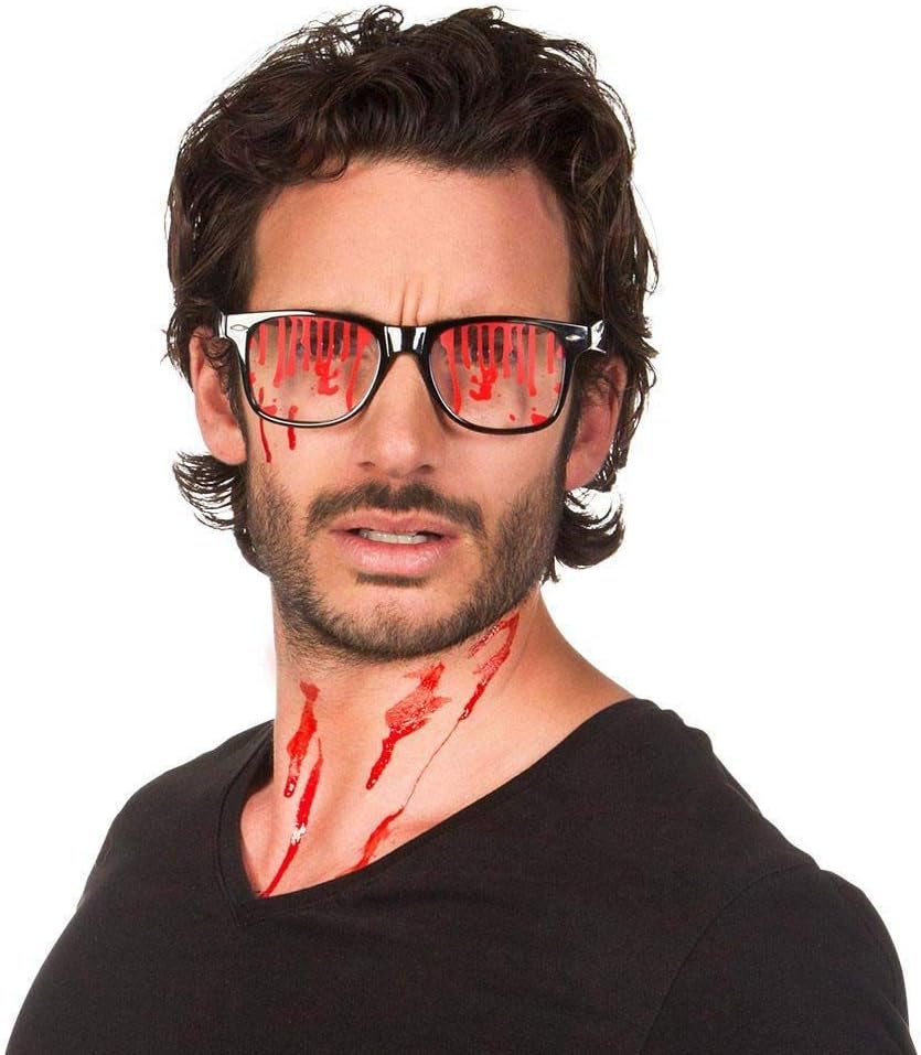 Boland 72104 Bloody Party Glasses Multicoloured