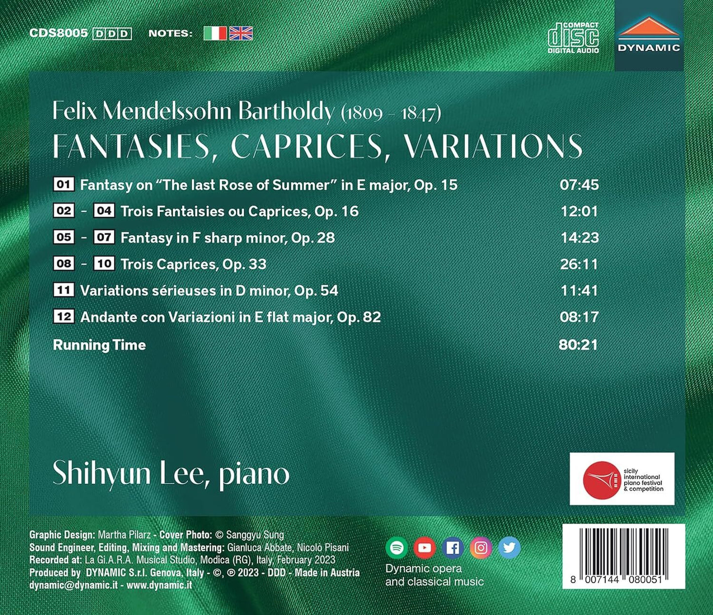 Mendelssohn: Fantasies, Caprices, Variations