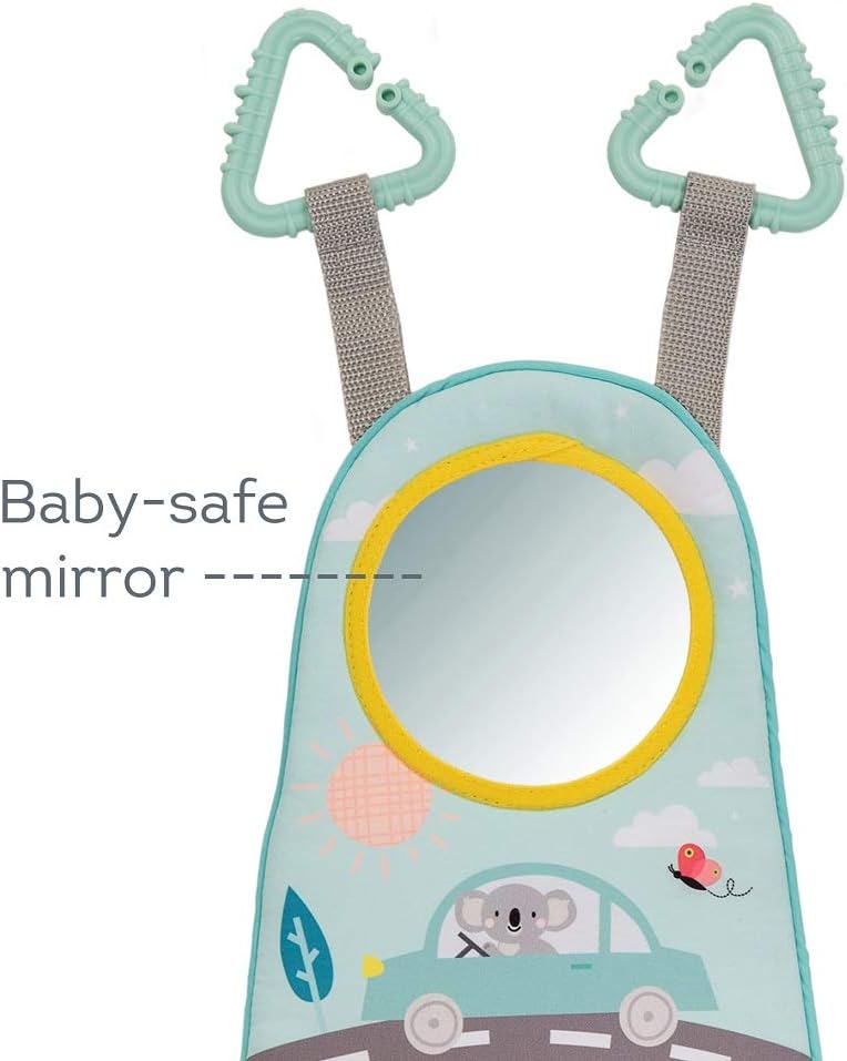 Taf Toys Koala Car Wheel Toy Travel Toy. Car Steering Wheel with Horn & Gears Car Seat Travel Game. Button Operated Sounds & Lights. Easy To Install. Sensory Toy Suitable for Boys & Girls 12 months +