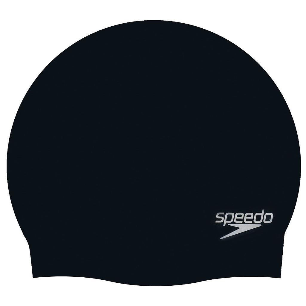 Speedo Moulded Silicone Cap Junior Black Junior Black