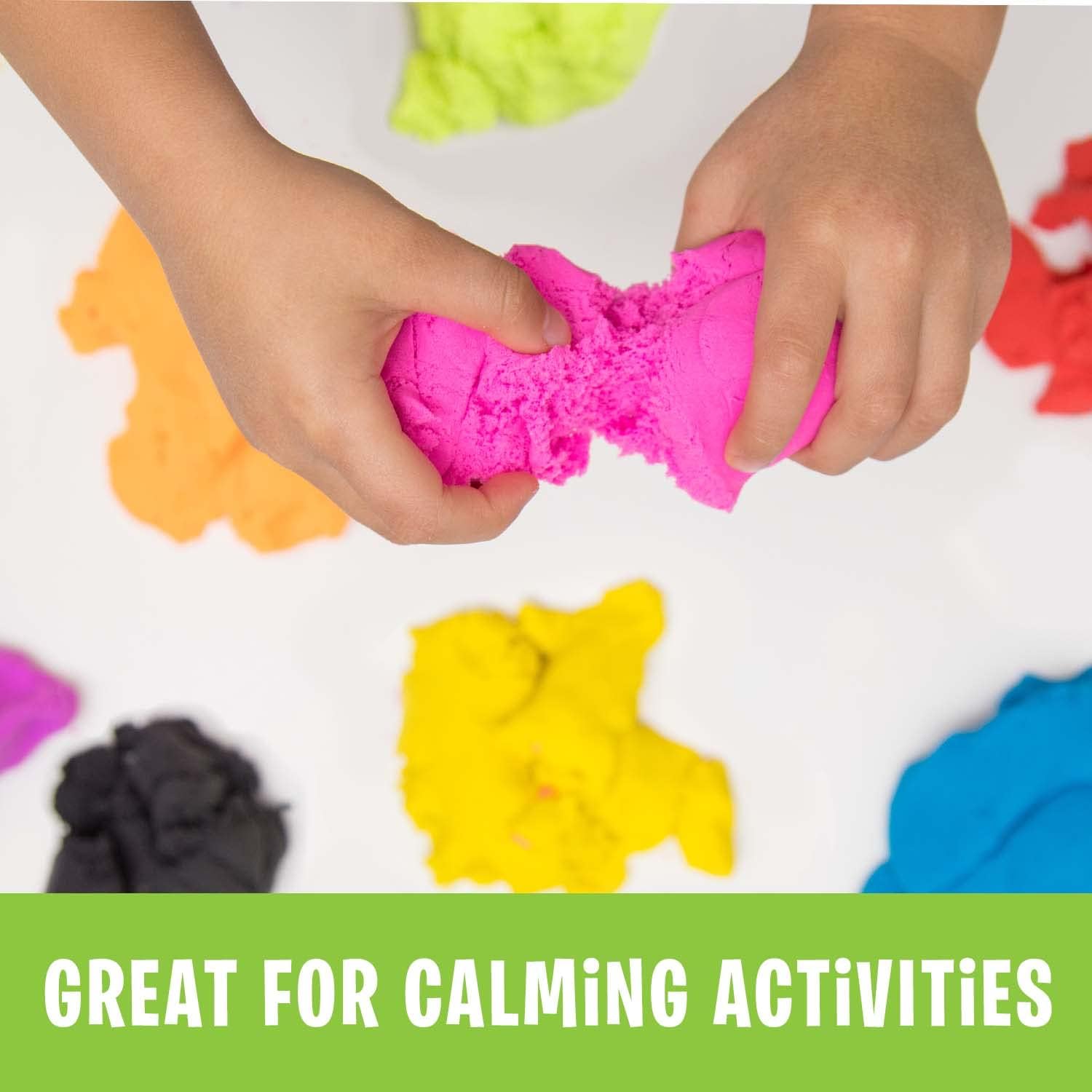 Learning Resources Playfoam Sand 8-Pack Play Sand Combo Pack, 8 Assorted Colours for Squishing, Mixing and Moulding, Preschoolers Toddlers Classroom, Gifts for Kids Boys Girls Ages 3 4 5+