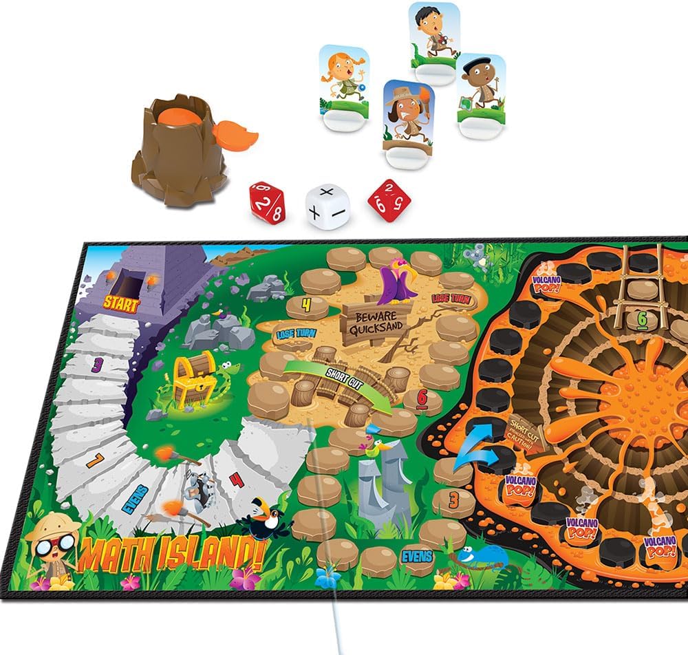 Learning Resources Maths Island Addition & Subtraction Game, Educational Games, Maths Games for 6 Year olds, Teaching Toys, Children’s Maths Games, Educational Indoor Games, Age 6+