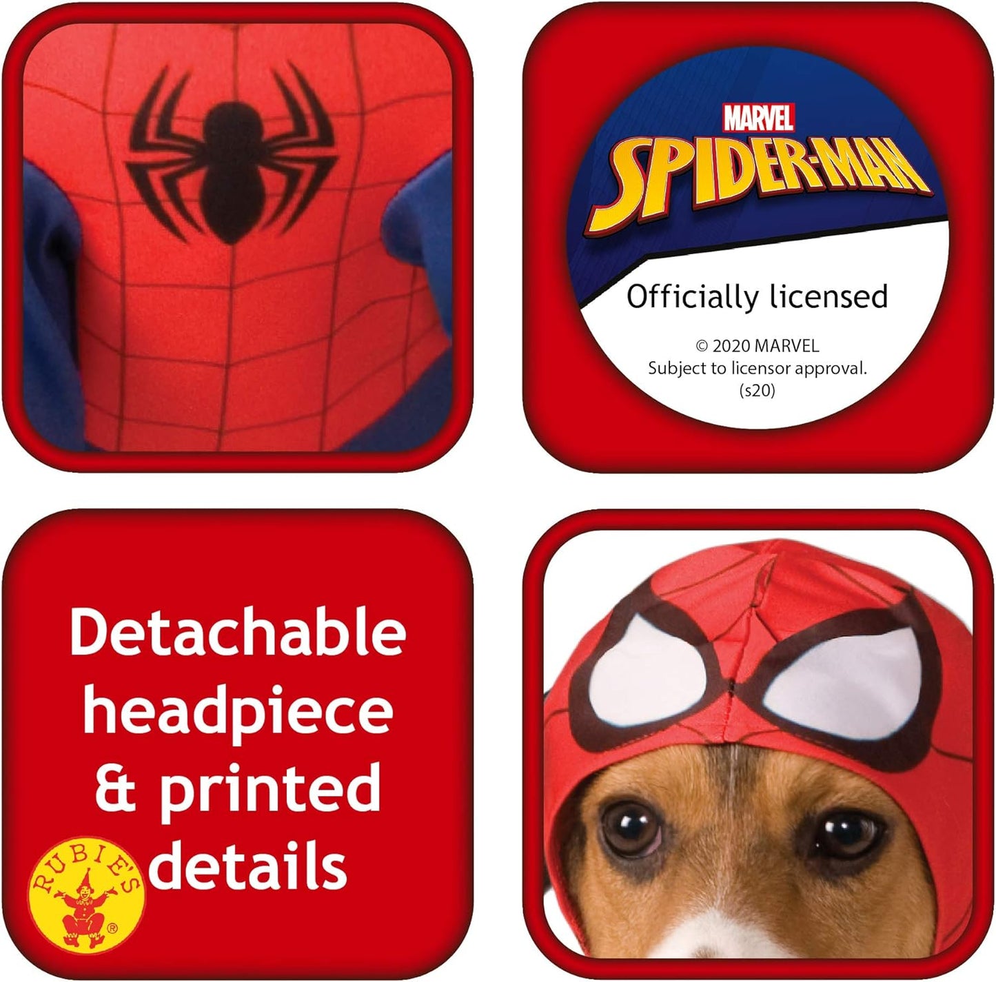 Rubie's 3580066 - Spider-Man Hundekostüm