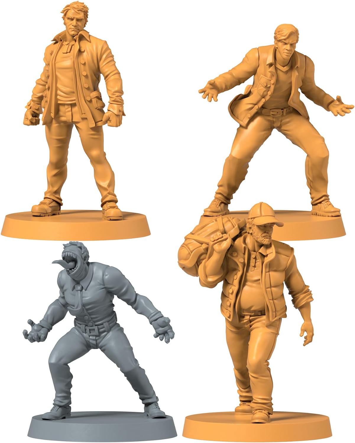 CMON Zombicide Supernatural Character Pack #2 - Jack Kline, John Winchester, Bobby Singer, Leviathan - Cooperative Board Game for Ages 14+, 1-6 Players, 60 Minute Playtime, Made