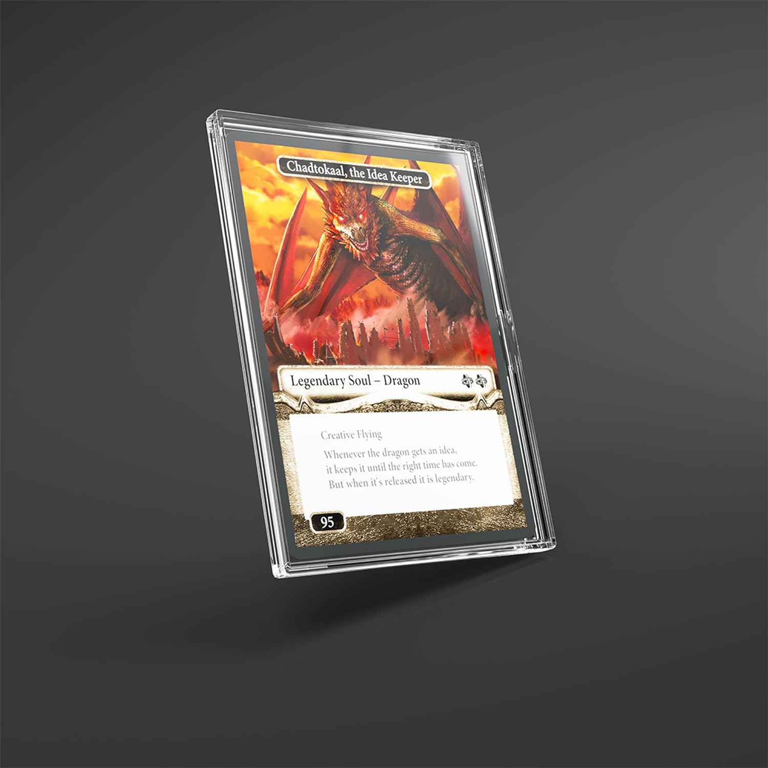Slide Card Cases - Premium Hard-Shell Card Holders with Innovative Slide-Lock Mechanism (12 Pack), Designed for Standard Sized Trading Cards, Great for LCGs and TCGS, Made by Gamegenic