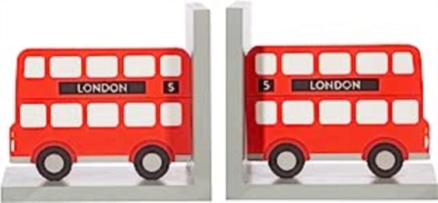 London Bus Red Bookends