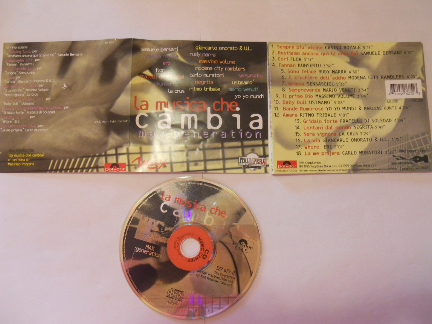 La musica che cambia - Max generation (1995