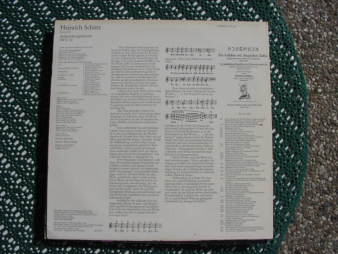 Histoire De La Resurrection Swv 50 / Symphoniarum Sacrum Secunda Pars Op. 10 Sw