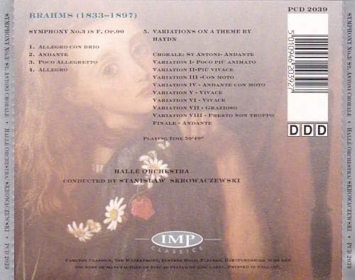 Symphony No. 3, Op. 90 / Variations On A Theme By Haydn
