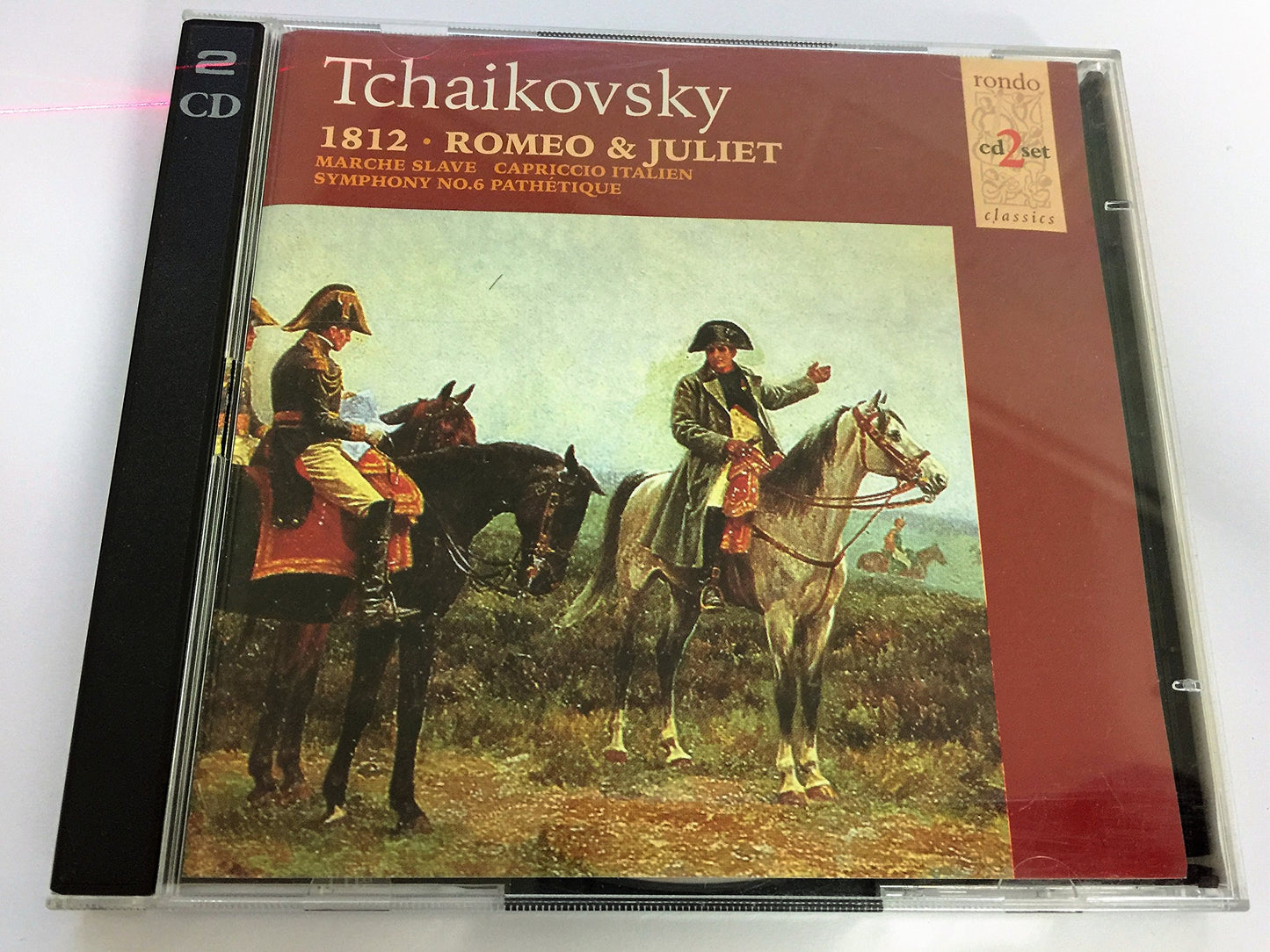 Romeo and Juliet, Marche Slave Op. 31, Capriccio Italien Op. 45, Overture 1812 Op. 49, Waltz from Serenade for Strings in C major Op. 48, Symphony No. 6 in B minor Op. 74 Pathétique