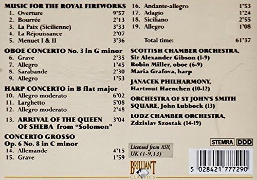 Music For The Toyal Fireworks