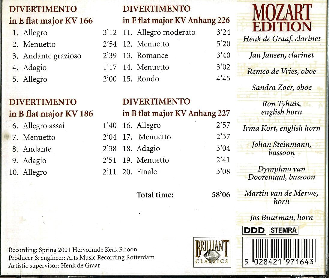 Mozart: Divertimanti