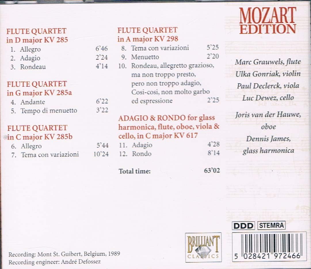 Mozart Flute Quartets