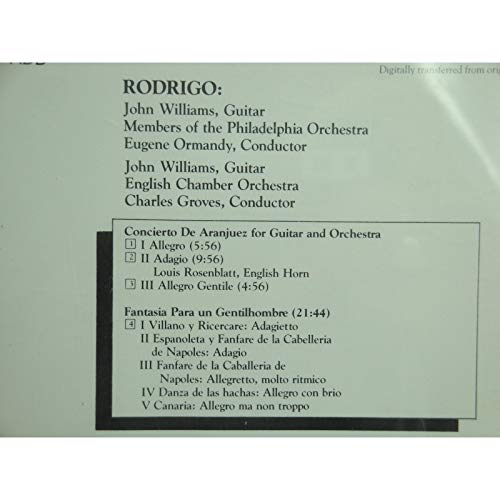 Concierto De Aranjuez / Fantsia Para Un Gentilhombre