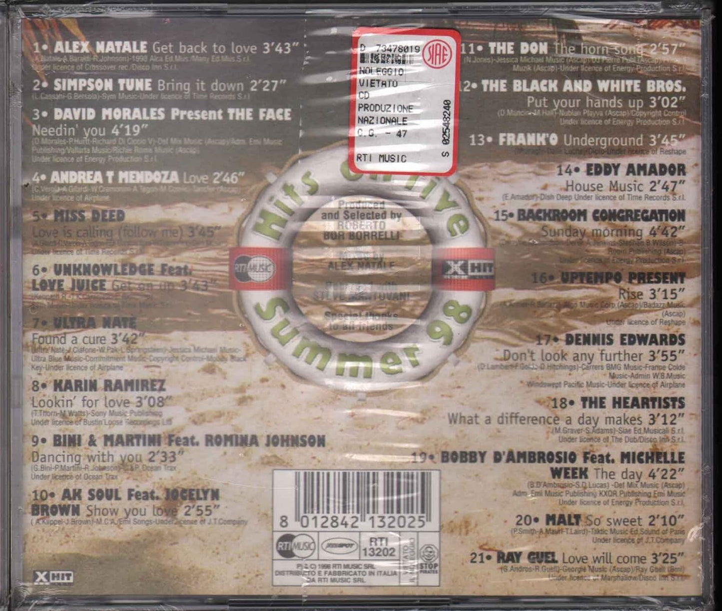 Hits On Five - Summer 98 (The Best Of House Music