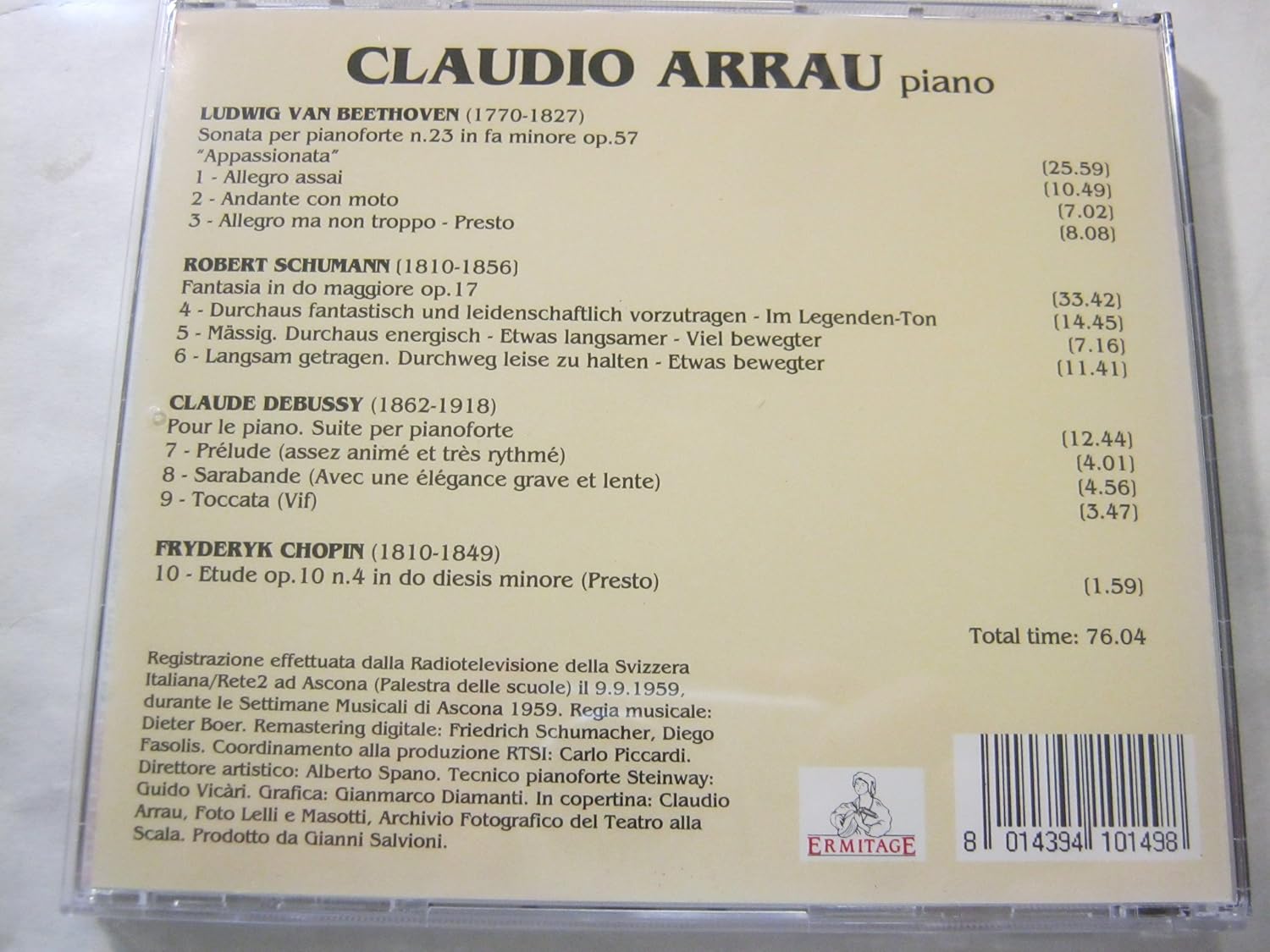 Beethoven etc;Piano Recital