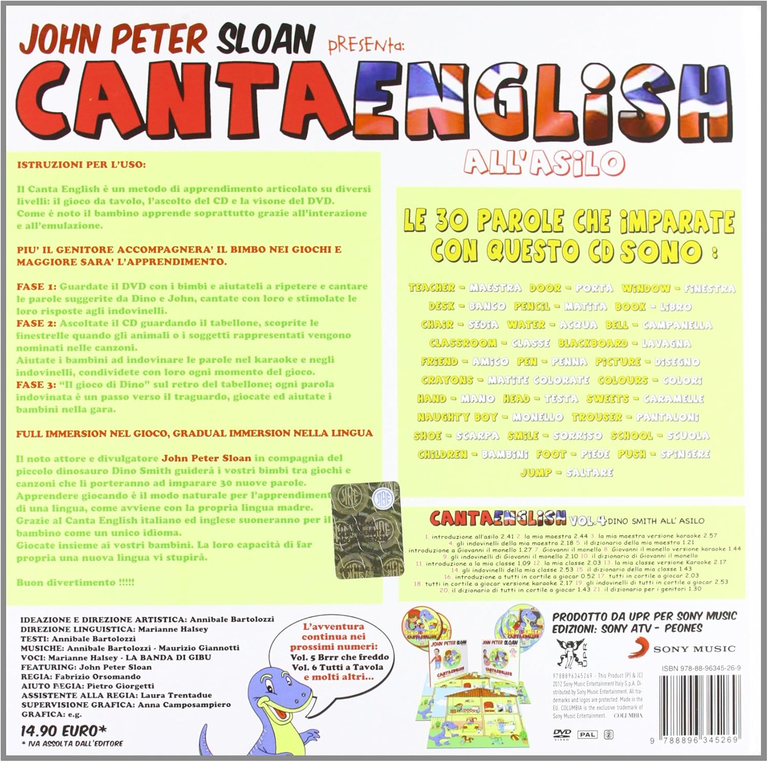Cantaenglish Vol.4 Asilo - Libro + Cd