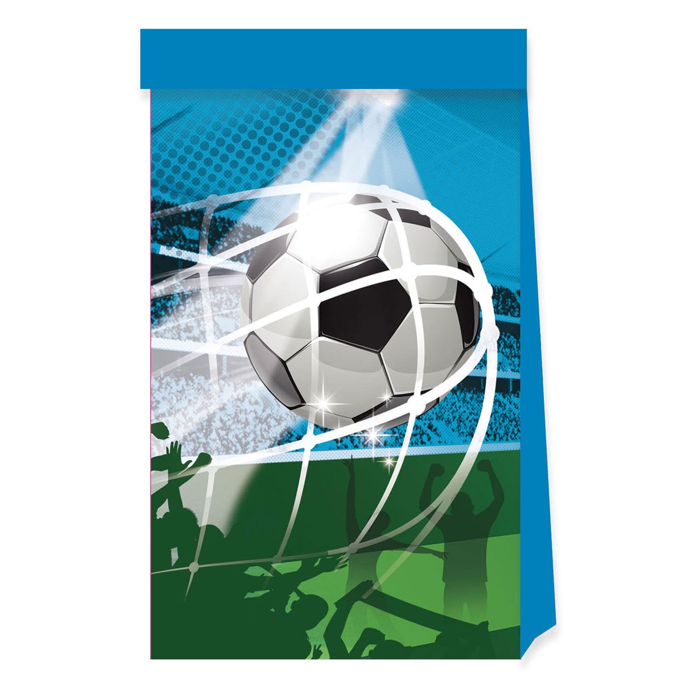 Globos - Papieren Feestzakjes FSC Voetbal Fans 4st.