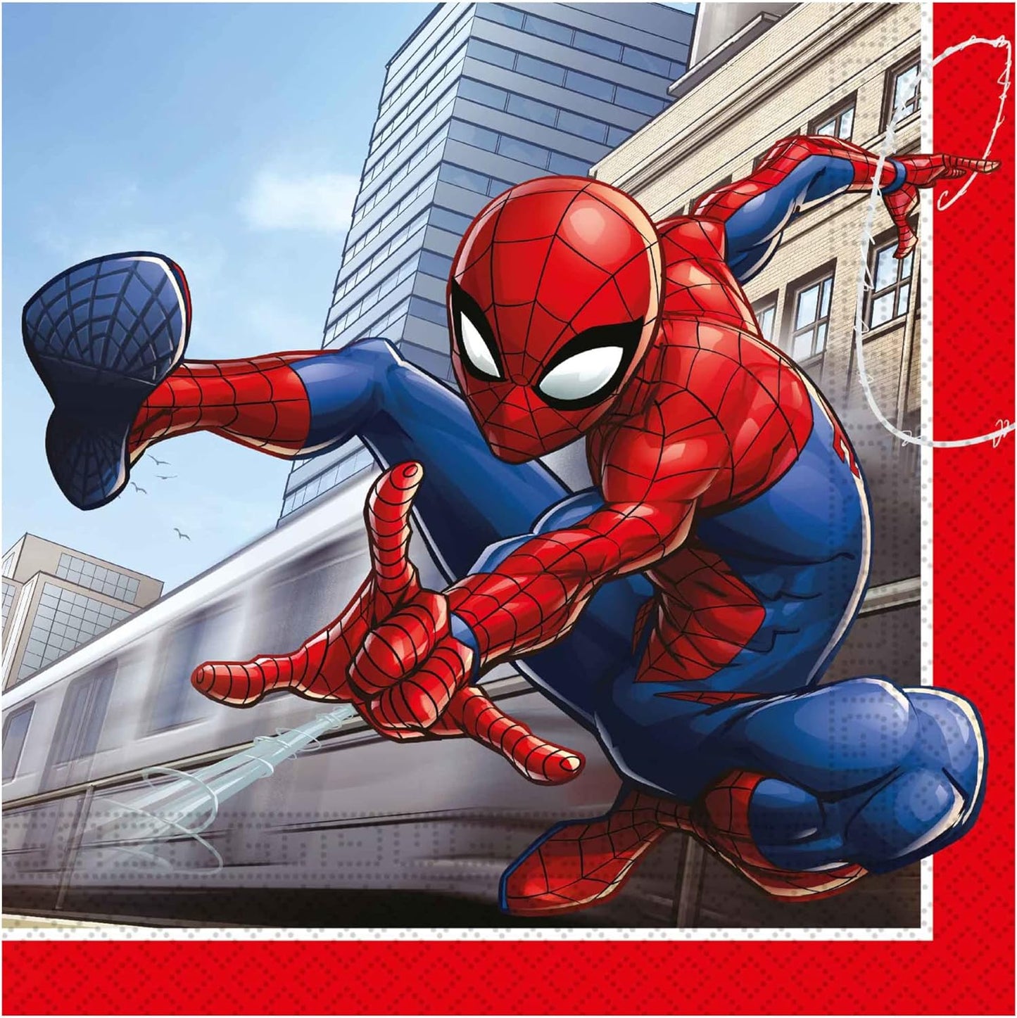 Procos- Folat Servilletas FSC Spider-Man 33x33cm-20 Piezas, Multicolor (93865P