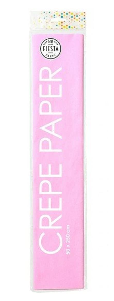 Globos Crepe Paper 250 x 50 cm Light Pink