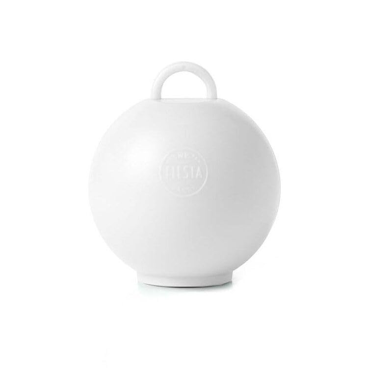 10 x Small Balloon Weights Plastic White ± 70g/p