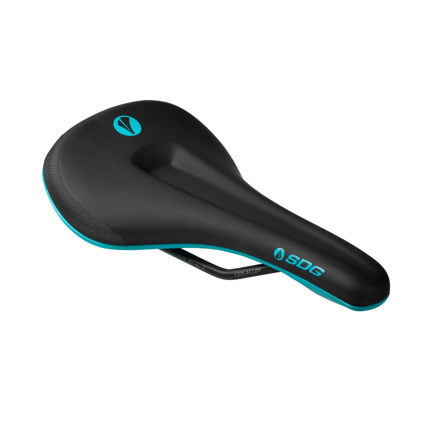 SDG Bel Air V3 Max Lux-Alloy Saddle Black / Turquoise