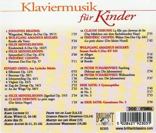 Klaviermusik F?â??r Kinder