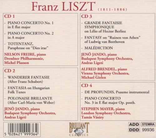 Liszt - Works For Piano & Orchestra