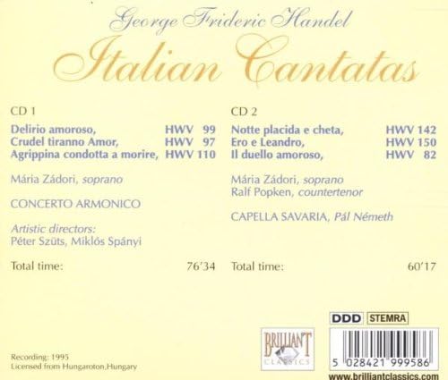 Italian Cantatas