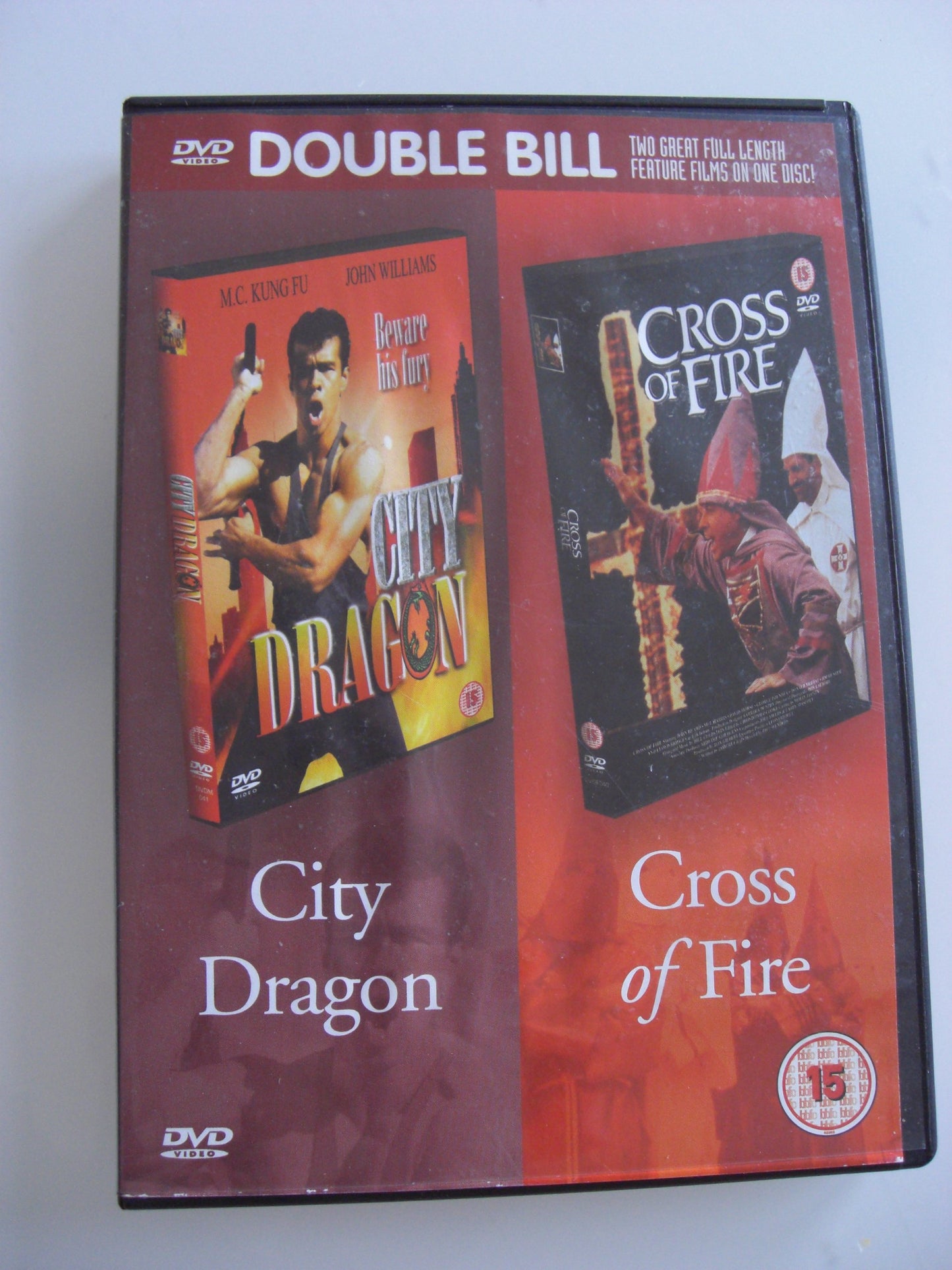 City Dragon / Cross of Fire - Double Bill DVD.