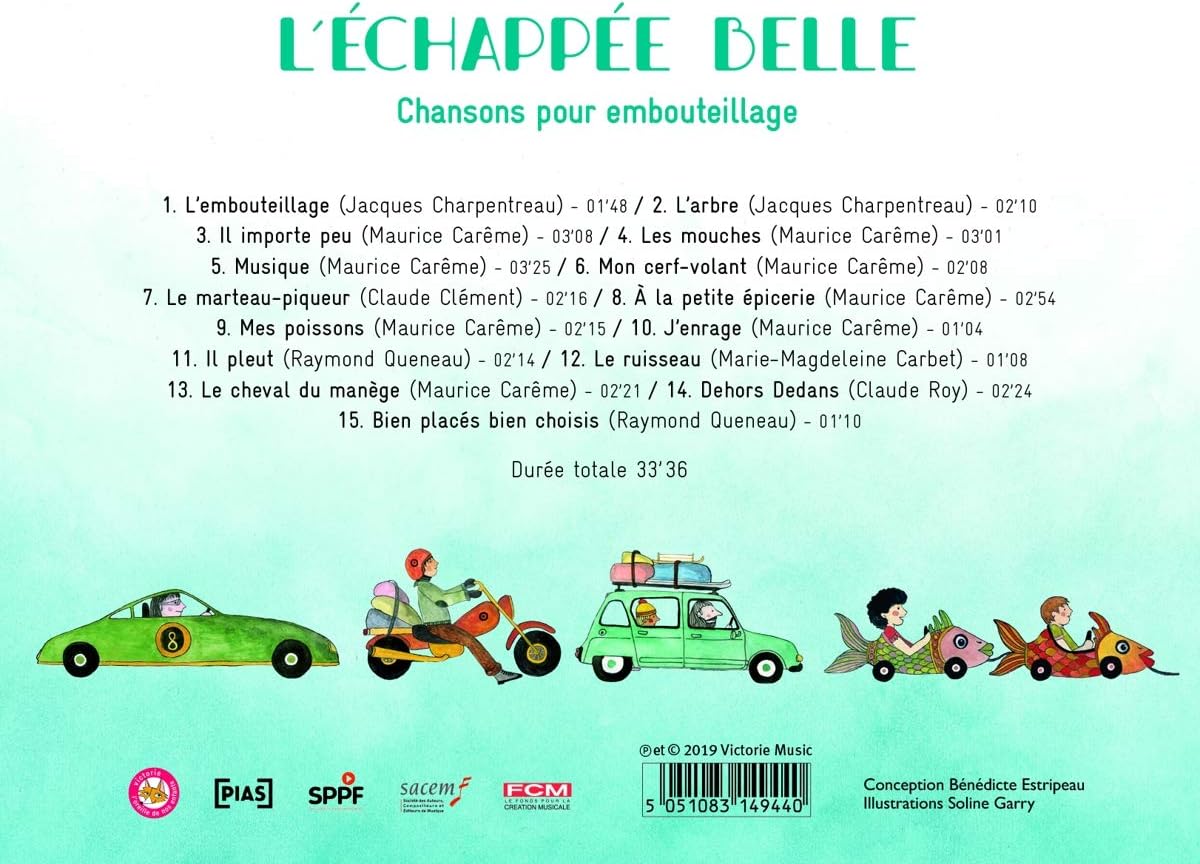 Serena Fisseau Aimee De La Salle - Lechappee Belle Chansons Pour Embou