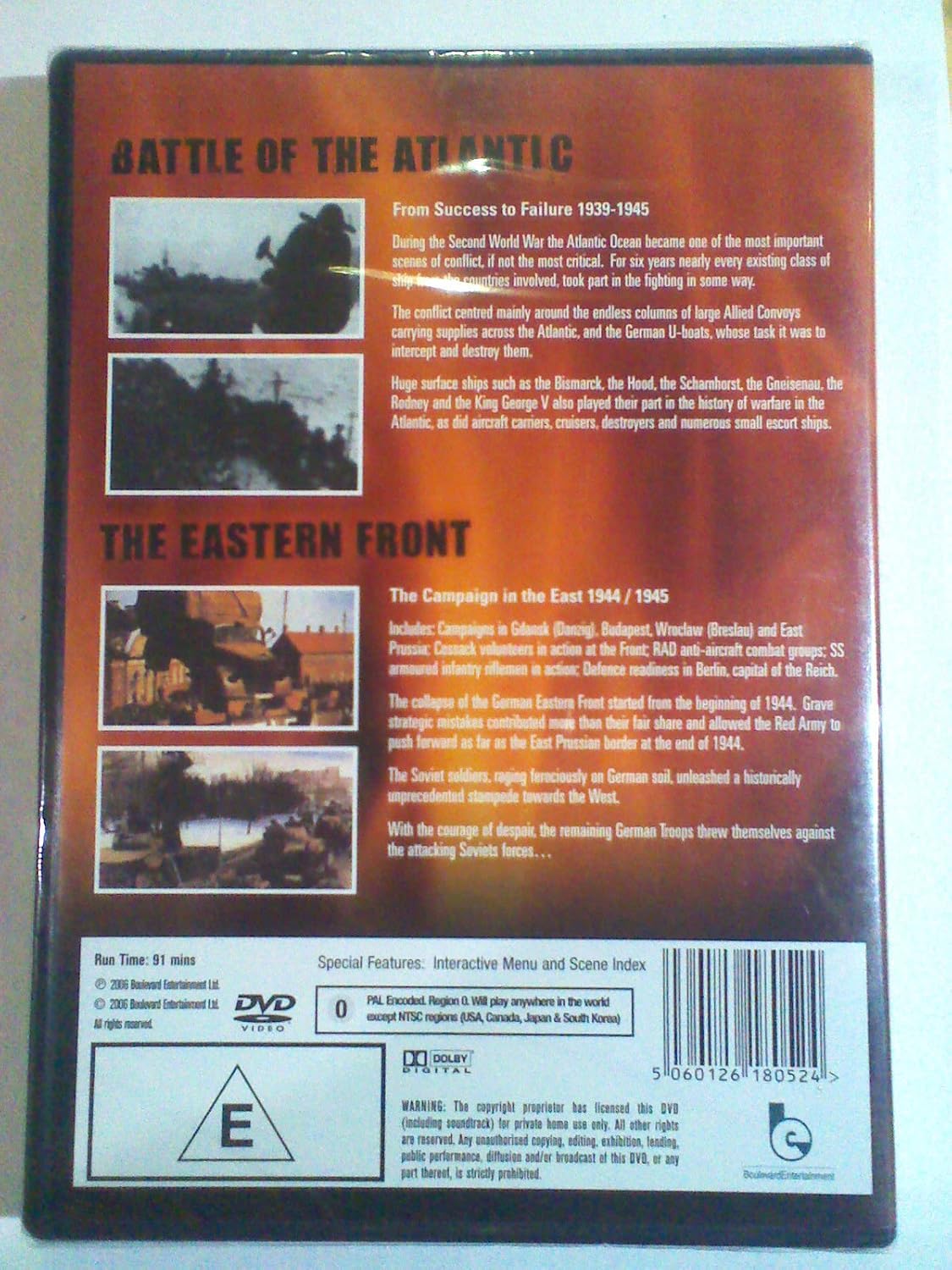 Battles - Battle of the Atlantic + The Eastern Front - 2 programme - DVD