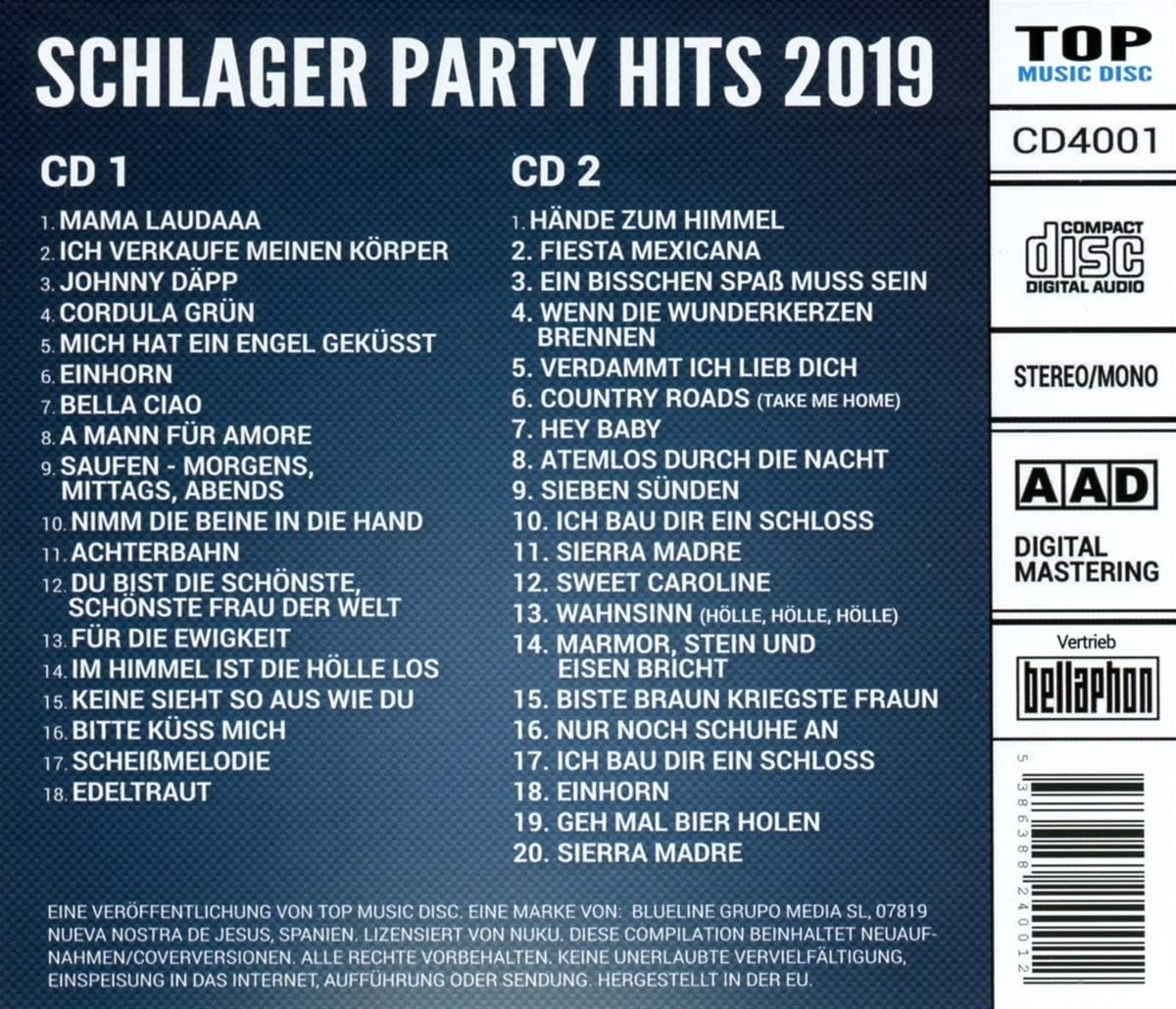 Schlager Party Hits 2019