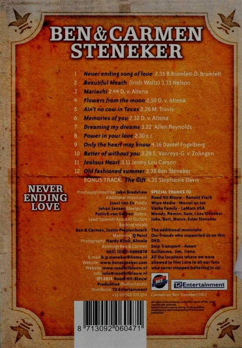 Ben & Carmen Steneker - Never Ending Love