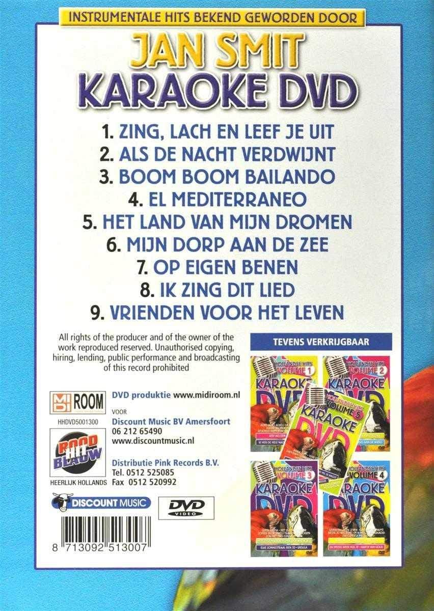 Jan Smit - Karaoke Dvd