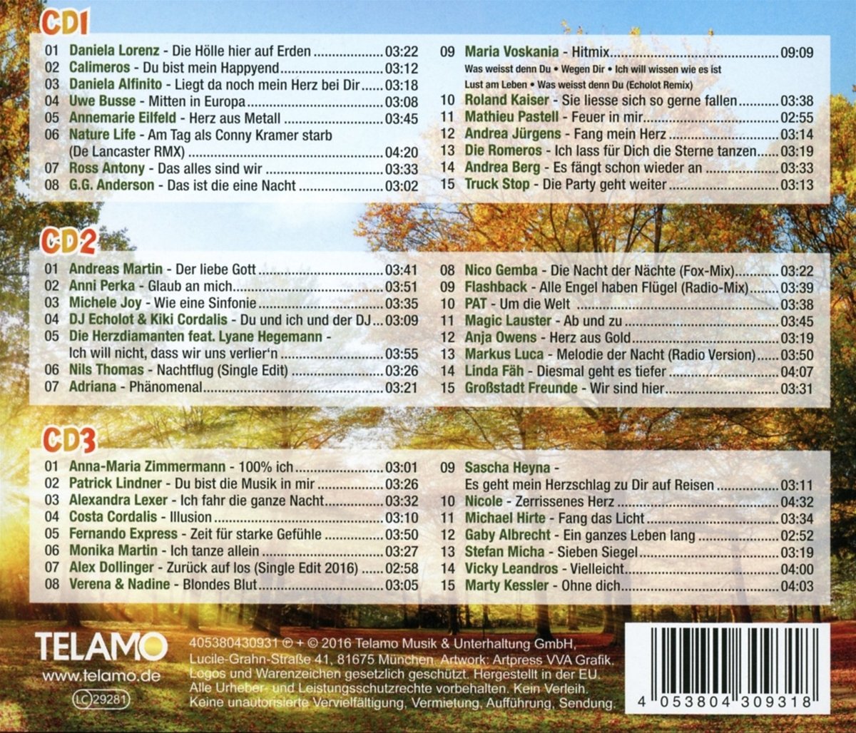 Der Deutsche Schlager Herbst 2016