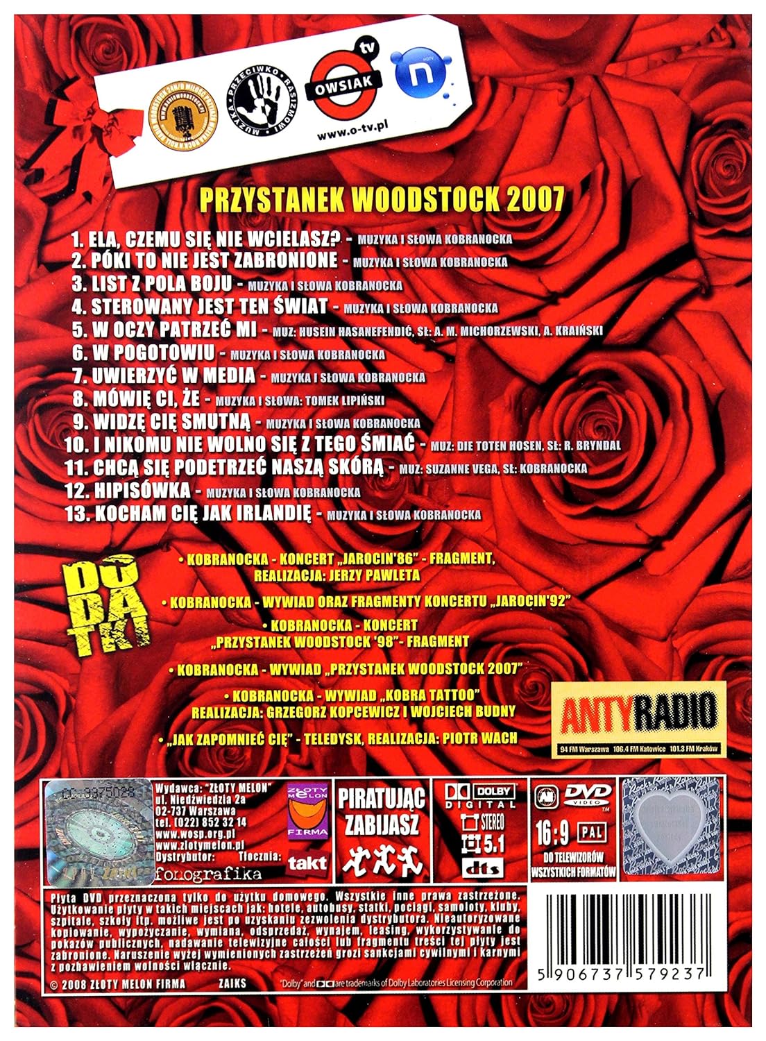 Kobranocka: Przystanek Woodstock 2007 (digipack)