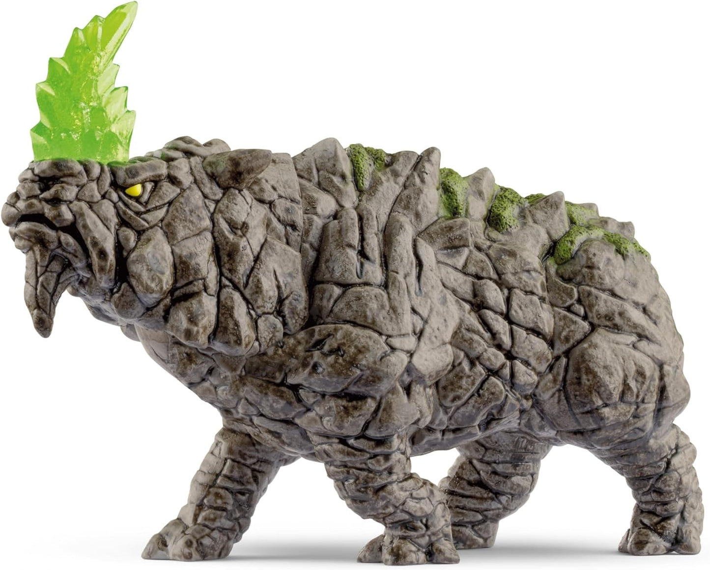 schleich ELDRADOR CREATURES 70157 Kampfrhino - Fantasy Monster Actionfigur mit Realistischen Details - Gefährliches Monster Nashorn mit Beweglichem Kopf, Figuren ab 7 Jahren