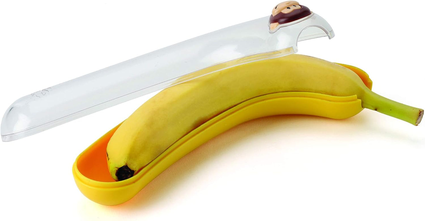 Joie Bananen-Dose AFFE, Kunststoff, Gelb, 22.9 x 8.3 x 4.4 cm 22.9 x 8.3 x 4.4 cm Gelb