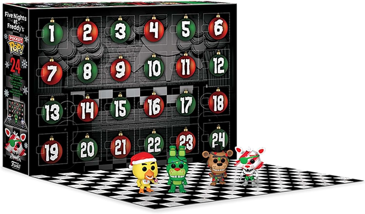 Funko Advent Calendar: Five Nights At Freddy's (FNAF) 2023 - 24 Days Of Surprise - Collectable Vinyl Mini Figures - Mystery Box - Gift Idea