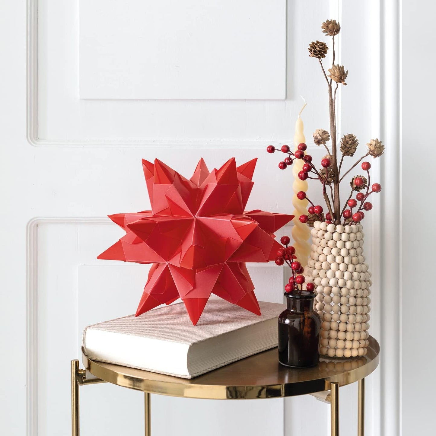 Folia 836/3030 Bascetta Star Handicraft set, blue, red, 15 x 15 cm 15 x 15 cm Red