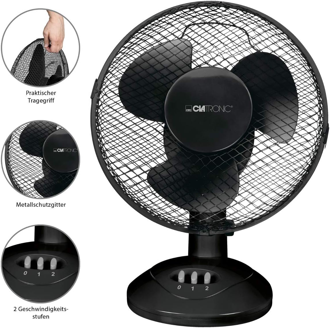 CLATRONIC VL 3601 Tischventilator 30 W