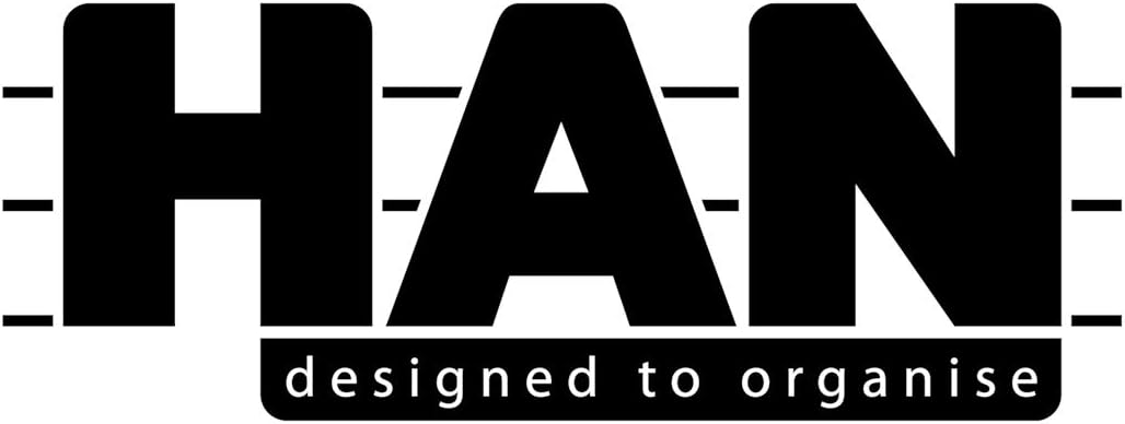 HAN Briefablage KLASSIK TRANSPARENT, moderne, transparente und stapelbare Ablage im frischen Design bis Format A4/C4, 1026-X-23, transparent-glasklar, Transparent-glasklar