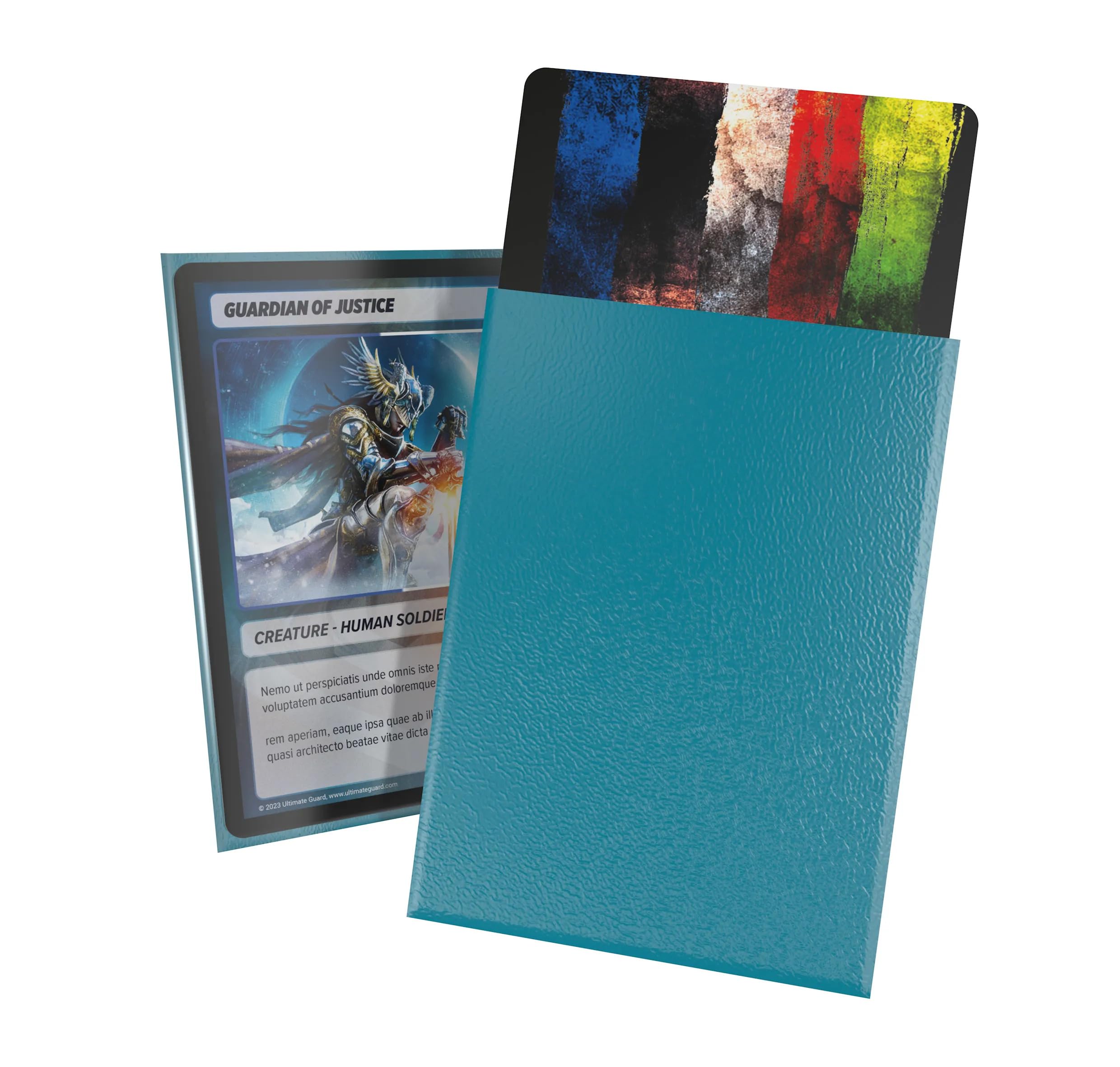 Ultimate Guard Cortex Matte Sleeves Standard Size (100) (66x91mm), Farbe:Petrolblau
