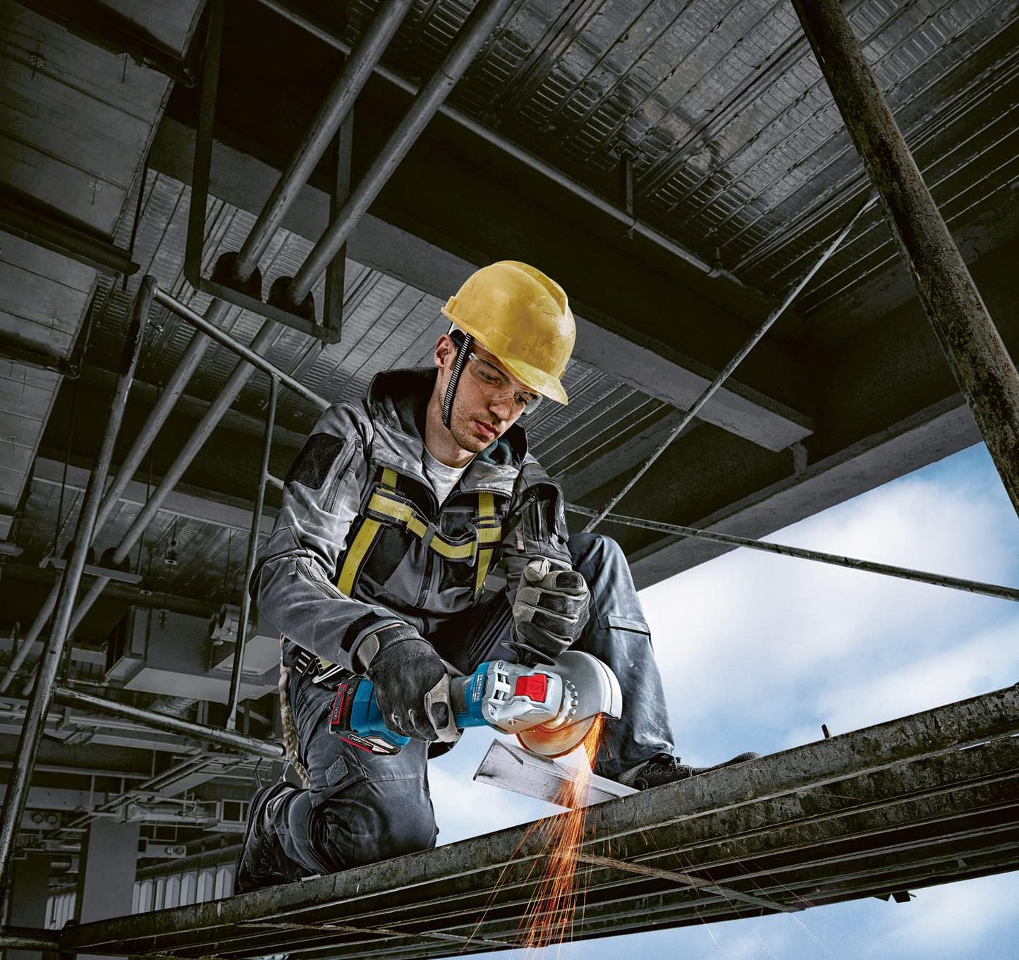 BOSCH Professional GWX 18V-7 Akku-Winkelschleifer